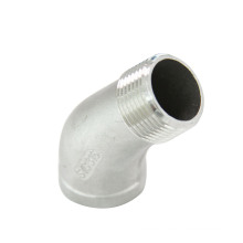 45 degree street elbow stainless steel threaded pipe fitting factory price